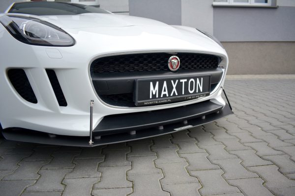 Jaguar F-type - Lâmina frontal RACING | JA-F-TYPE-1-CNC-FD1A | Produto Maxton Design distribuído por Unicartuning.