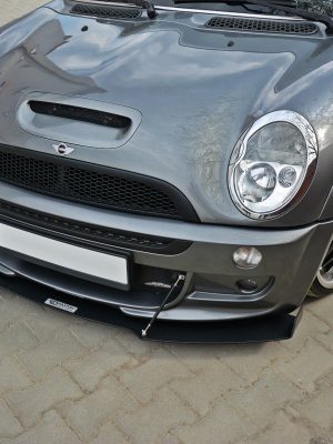 Mini R53 Cooper S JCW - Lâmina frontal RACING | MC-S-1-53-JCW-CNC-FD1A | Produto Maxton Design distribuído por Unicartuning. Mini R53 Cooper S JCW - Lâmina frontal RACING | MC-S-1-53-JCW-CNC-FD1A | Produto Maxton Design distribuído por Unicartuning.