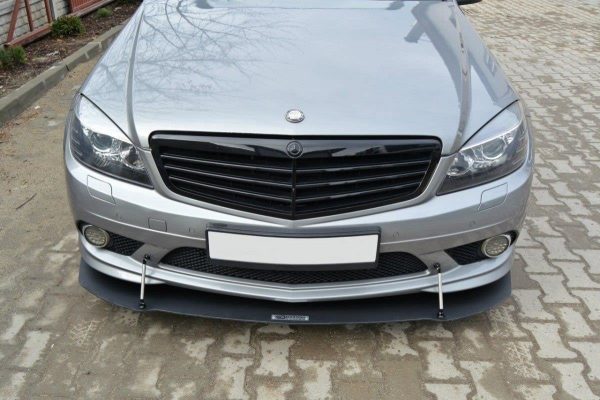 Mercedes-Benz C Sedan / Estate AMG-line W204 / S204 / Trás - Lâmina frontal RACING | ME-C-204-AMGLINE-CNC-FD1A | Produto Maxton Design distribuído por Unicartuning.