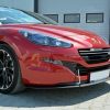 Peugeot RCZ Mk1 / Mk1 (facelift) - Lâmina frontal RACING | PE-RCZ-1F-CNC-FD1A | Produto Maxton Design distribuído por Unicartuning.