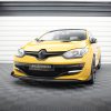 Renault Megane Mk3 RS - Lâmina frontal RACING | RE-ME-3-RS-CNC-FD1A | Produto Maxton Design distribuído por Unicartuning.
