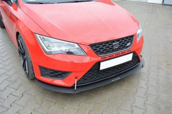 Seat Leon III FR - Lâmina frontal RACING | SE-LE-3-FR-CNC-FD1A | Produto Maxton Design distribuído por Unicartuning.