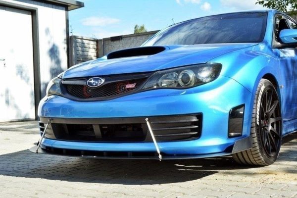 Subaru Impreza WRX STI Mk3 - Lâmina frontal RACING | SU-IM-3-WRX-STI-CNC-FD1A | Produto Maxton Design distribuído por Unicartuning.