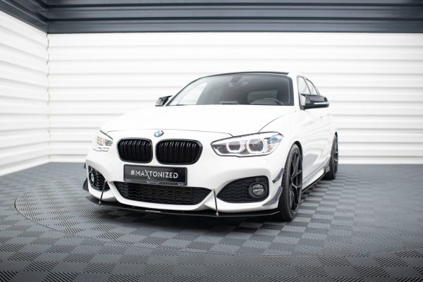 BMW 1 F20/ F21 M-power (facelift) - Lâmina frontal RACING V.1 | BM-1-F20F-M-CNC-FD1A | Produto Maxton Design distribuído por Unicartuning. BMW 1 F20/ F21 M-power (facelift) - Lâmina frontal RACING V.1 | BM-1-F20F-M-CNC-FD1A | Produto Maxton Design distribuído por Unicartuning.