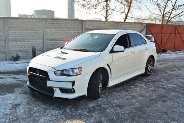 Mitsubishi Lancer Evo X - Lâmina frontal RACING V.1 | MI-LA-10-EVO-CNC-FD1A | Produto Maxton Design distribuído por Unicartuning. Mitsubishi Lancer Evo X - Lâmina frontal RACING V.1 | MI-LA-10-EVO-CNC-FD1A | Produto Maxton Design distribuído por Unicartuning.