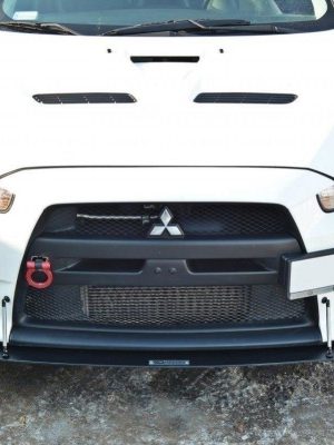 Mitsubishi Lancer Evo X - Lâmina frontal RACING V.2 | MI-LA-10-EVO-CNC-FD2A | Produto Maxton Design distribuído por Unicartuning.