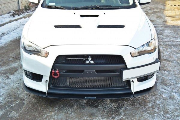 Mitsubishi Lancer Evo X - Lâmina frontal RACING V.2 | MI-LA-10-EVO-CNC-FD2A | Produto Maxton Design distribuído por Unicartuning. Mitsubishi Lancer Evo X - Lâmina frontal RACING V.2 | MI-LA-10-EVO-CNC-FD2A | Produto Maxton Design distribuído por Unicartuning.