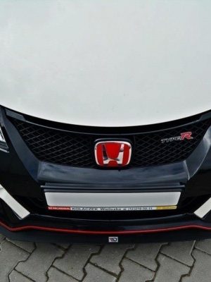 Honda Civic Ix Type R - Lâmina frontal RACING V.1 | HO-CI-9-TYPE-R-CNC-FD1A | Produto Maxton Design distribuído por Unicartuning. Honda Civic Ix Type R - Lâmina frontal RACING V.1 | HO-CI-9-TYPE-R-CNC-FD1A | Produto Maxton Design distribuído por Unicartuning.