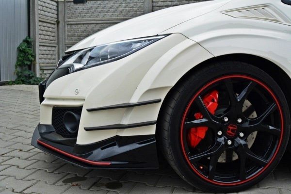 Honda Civic Ix Type R - Lâmina frontal RACING V.1 | HO-CI-9-TYPE-R-CNC-FD1A | Produto Maxton Design distribuído por Unicartuning. Honda Civic Ix Type R - Lâmina frontal RACING V.1 | HO-CI-9-TYPE-R-CNC-FD1A | Produto Maxton Design distribuído por Unicartuning.