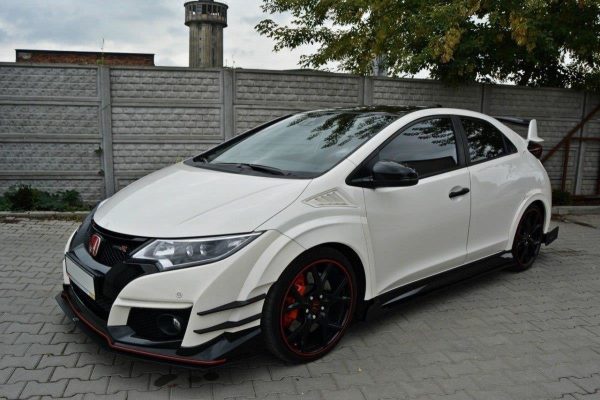 Honda Civic Ix Type R - Lâmina frontal RACING V.1 | HO-CI-9-TYPE-R-CNC-FD1A | Produto Maxton Design distribuído por Unicartuning. Honda Civic Ix Type R - Lâmina frontal RACING V.1 | HO-CI-9-TYPE-R-CNC-FD1A | Produto Maxton Design distribuído por Unicartuning.