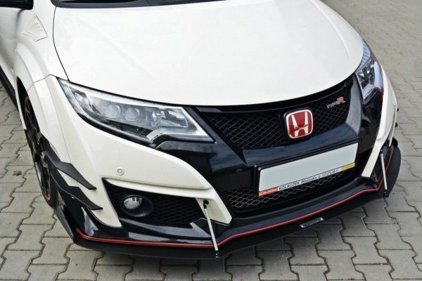 Honda Civic Ix Type R - Lâmina frontal RACING V.2 | HO-CI-9-TYPE-R-CNC-FD2A | Produto Maxton Design distribuído por Unicartuning. Honda Civic Ix Type R - Lâmina frontal RACING V.2 | HO-CI-9-TYPE-R-CNC-FD2A | Produto Maxton Design distribuído por Unicartuning.