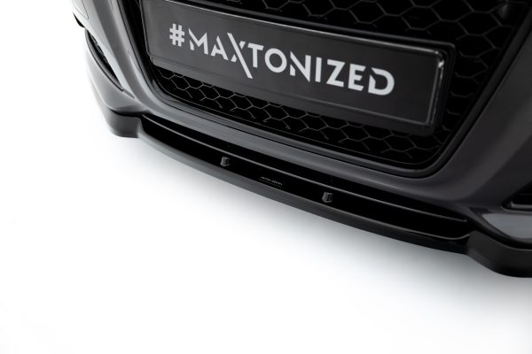 Audi A3 8P (facelift Model) - Lâmina frontal | AU-A3-2F-FD1G | Produto Maxton Design distribuído por Unicartuning.