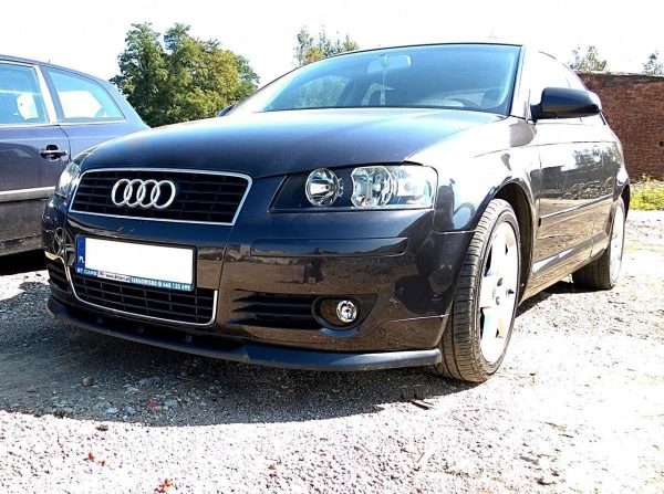 Audi A3 8P (modelo Pre-facelift) 2003-2005 - Lâmina frontal | AU-A3-2-FD1G | Produto Maxton Design distribuído por Unicartuning. Audi A3 8P (modelo Pre-facelift) 2003-2005 - Lâmina frontal | AU-A3-2-FD1G | Produto Maxton Design distribuído por Unicartuning.