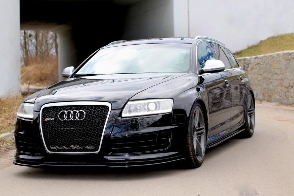 Audi RS6 C6 - Lâmina frontal | AU-RS6-C6-FD1G | Produto Maxton Design distribuído por Unicartuning.