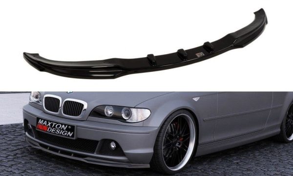 BMW 3 E46 Coupé (facelift) Model - Lâmina frontal | BM-3-46F-CE-FD1G | Produto Maxton Design distribuído por Unicartuning.