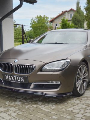 BMW 6 Gran Coupé Mpack - Lâmina frontal | BM-6-06-GC-FD1G | Produto Maxton Design distribuído por Unicartuning.