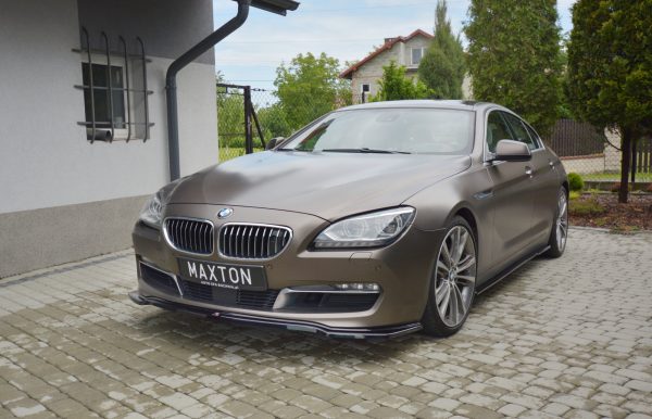 BMW 6 Gran Coupé Mpack - Lâmina frontal | BM-6-06-GC-FD1G | Produto Maxton Design distribuído por Unicartuning.