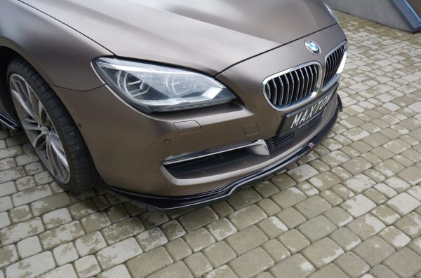 BMW 6 Gran Coupé Mpack - Lâmina frontal | BM-6-06-GC-FD1G | Produto Maxton Design distribuído por Unicartuning.