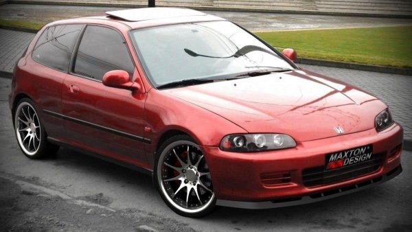 Honda Civic Mk6 Ej9 - Lâmina frontal | HO-CI-5-FD1G | Produto Maxton Design distribuído por Unicartuning.