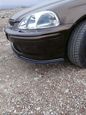 Honda Civic Ep3 (mk7) Type-R/s (facelift) - Lâmina frontal | HO-CI-6-FD1G | Produto Maxton Design distribuído por Unicartuning.