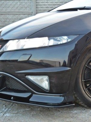 Honda Civic VIII Type-R Gp - Lâmina frontal | HO-CI-8-TYPE-R-GP-FD1G | Produto Maxton Design distribuído por Unicartuning.