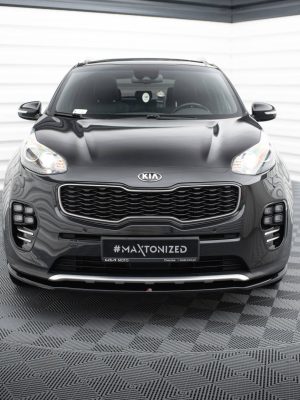 Kia Sport age Mk4 GT-line - Lâmina frontal | KI-SP-4-GT-FD1G | Produto Maxton Design distribuído por Unicartuning.