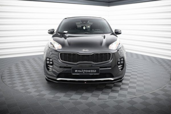Kia Sport age Mk4 GT-line - Lâmina frontal | KI-SP-4-GT-FD1G | Produto Maxton Design distribuído por Unicartuning.