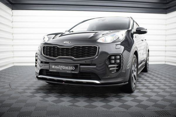 Kia Sport age Mk4 GT-line - Lâmina frontal | KI-SP-4-GT-FD1G | Produto Maxton Design distribuído por Unicartuning.