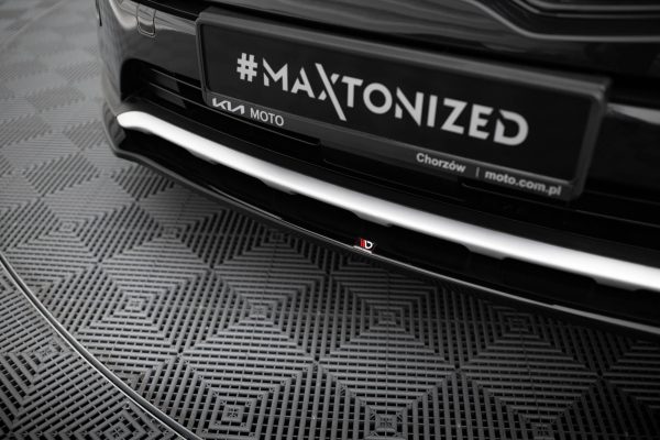 Kia Sport age Mk4 GT-line - Lâmina frontal | KI-SP-4-GT-FD1G | Produto Maxton Design distribuído por Unicartuning.