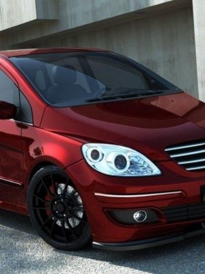 Mercedes-Benz B W246 (facelift) - Lâmina frontal | ME-B-245-FD1G | Produto Maxton Design distribuído por Unicartuning.
