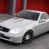 Mercedes-Benz SLK R171 (Look SLK R172 AMG) - Lâmina frontal | ME-SLK-R170-FD1G | Produto Maxton Design distribuído por Unicartuning.