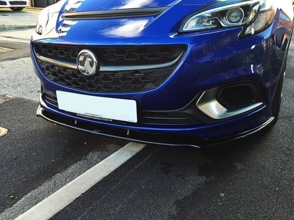 Opel Corsa E OPC/VXR Nurburg - Lâmina frontal | OP-CO-E-OPC-FD1G | Produto Maxton Design distribuído por Unicartuning. Opel Corsa E OPC/VXR Nurburg - Lâmina frontal | OP-CO-E-OPC-FD1G | Produto Maxton Design distribuído por Unicartuning.