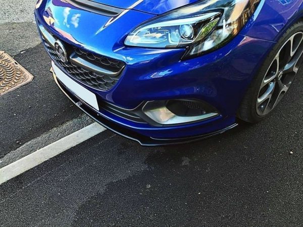 Opel Corsa E OPC/VXR Nurburg - Lâmina frontal | OP-CO-E-OPC-FD1G | Produto Maxton Design distribuído por Unicartuning. Opel Corsa E OPC/VXR Nurburg - Lâmina frontal | OP-CO-E-OPC-FD1G | Produto Maxton Design distribuído por Unicartuning.