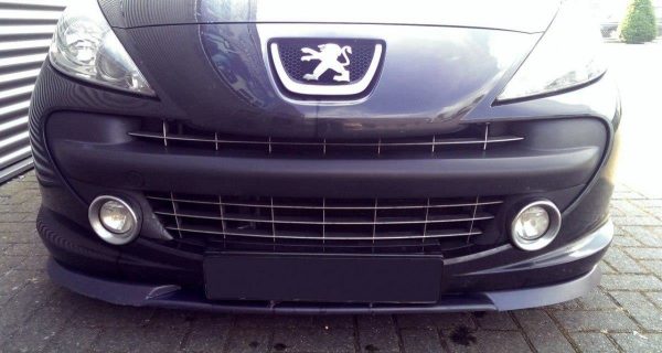 Peugeot 207 Sport  - Lâmina frontal | PE-207-FD1G | Produto Maxton Design distribuído por Unicartuning.