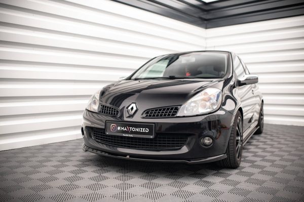 Renault Clio III RS - Lâmina frontal | RE-CL-3-RS-FD1G | Produto Maxton Design distribuído por Unicartuning. Renault Clio III RS - Lâmina frontal | RE-CL-3-RS-FD1G | Produto Maxton Design distribuído por Unicartuning.