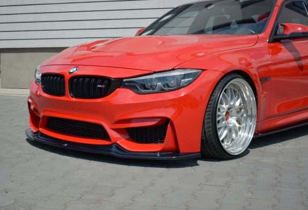BMW M3 F80 - Lâmina frontal V.1 | BM-3-80-M-FD1G | Produto Maxton Design distribuído por Unicartuning.