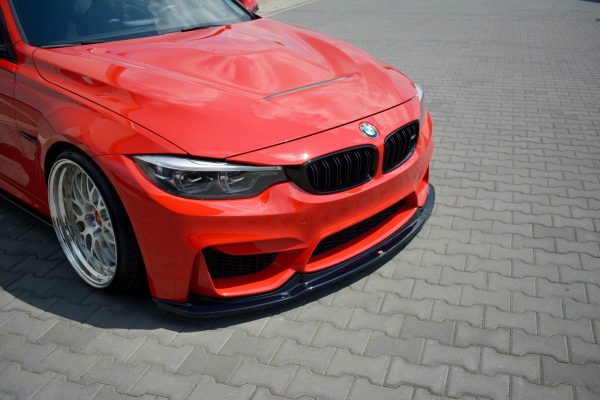 BMW M3 F80 - Lâmina frontal V.1 | BM-3-80-M-FD1G | Produto Maxton Design distribuído por Unicartuning.