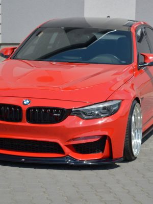 BMW M3 F80 - Lâmina frontal V.1 | BM-3-80-M-FD1G | Produto Maxton Design distribuído por Unicartuning.