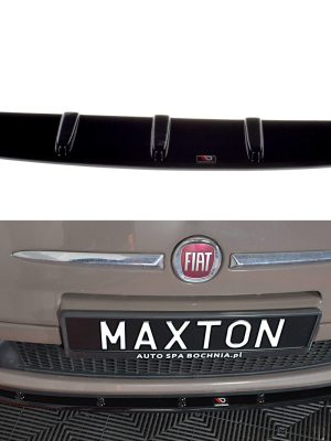 Fiat 500 Hatchback Preface - Lâmina frontal V.1 | FI-500-FD1G | Produto Maxton Design distribuído por Unicartuning.