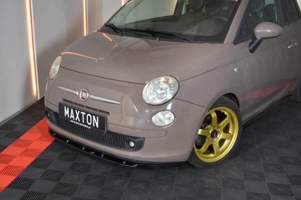 Fiat 500 Hatchback Preface - Lâmina frontal V.1 | FI-500-FD1G | Produto Maxton Design distribuído por Unicartuning.