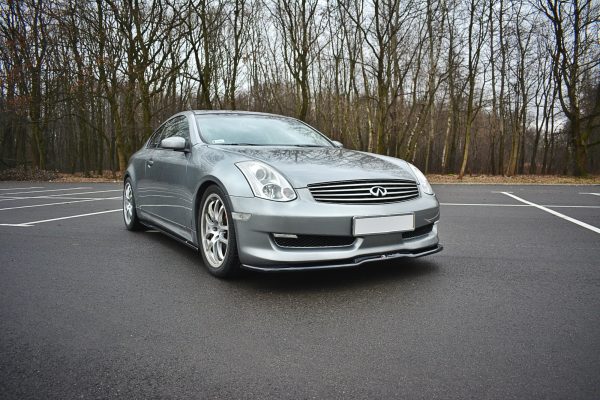 Infiniti G35 Coupé - Lâmina frontal V.1 | IN-G35-C-FD1G | Produto Maxton Design distribuído por Unicartuning.