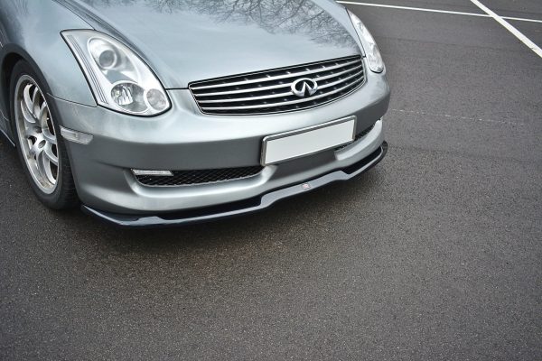 Infiniti G35 Coupé - Lâmina frontal V.1 | IN-G35-C-FD1G | Produto Maxton Design distribuído por Unicartuning.