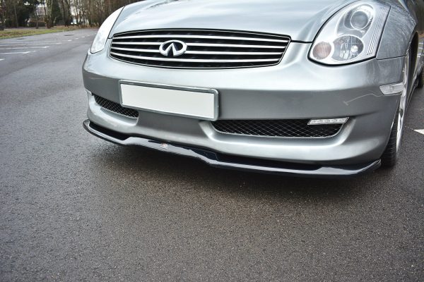 Infiniti G35 Coupé - Lâmina frontal V.1 | IN-G35-C-FD1G | Produto Maxton Design distribuído por Unicartuning.