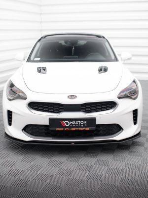 Kia Stinger GT / GT-line / Standard Mk1 - Lâmina frontal V.1 | KI-ST-1-GT-FD1G | Produto Maxton Design distribuído por Unicartuning. Kia Stinger GT / GT-line / Standard Mk1 - Lâmina frontal V.1 | KI-ST-1-GT-FD1G | Produto Maxton Design distribuído por Unicartuning.