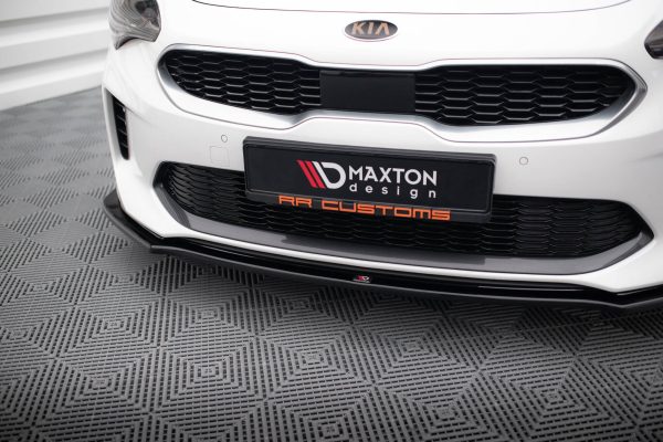 Kia Stinger GT / GT-line / Standard Mk1 - Lâmina frontal V.1 | KI-ST-1-GT-FD1G | Produto Maxton Design distribuído por Unicartuning. Kia Stinger GT / GT-line / Standard Mk1 - Lâmina frontal V.1 | KI-ST-1-GT-FD1G | Produto Maxton Design distribuído por Unicartuning.