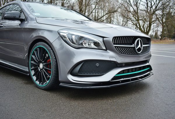 Mercedes-Benz CLA C117 AMG-line (facelift) - Lâmina frontal V.1 | ME-CLA-117F-AMGLINE-FD1G | Produto Maxton Design distribuído por Unicartuning. Mercedes-Benz CLA C117 AMG-line (facelift) - Lâmina frontal V.1 | ME-CLA-117F-AMGLINE-FD1G | Produto Maxton Design distribuído por Unicartuning.