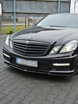 Mercedes-Benz E63 AMG W212 - Lâmina frontal V.1 | ME-E-212-AMG-FD1G | Produto Maxton Design distribuído por Unicartuning.