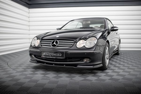 Mercedes-Benz CLK W209 - Lâmina frontal V.1 | ME-CLK-209-FD1G | Produto Maxton Design distribuído por Unicartuning.