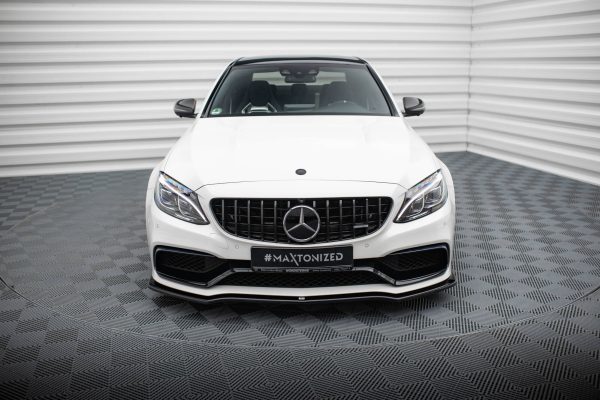 Mercedes-Benz C-class S205 63AMG - Lâmina frontal V.1 | ME-C-205-AMG-ES-FD1G | Produto Maxton Design distribuído por Unicartuning. Mercedes-Benz C-class S205 63AMG - Lâmina frontal V.1 | ME-C-205-AMG-ES-FD1G | Produto Maxton Design distribuído por Unicartuning.
