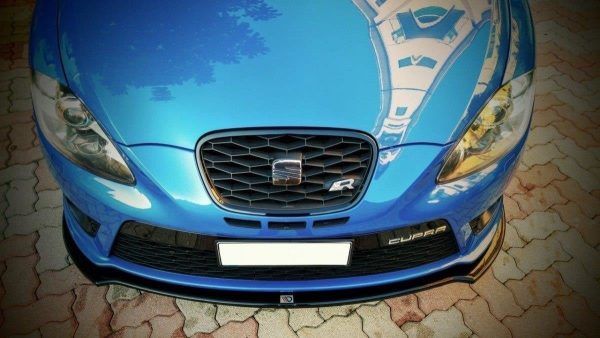 Seat Leon Mk2 Cupra / FR (facelift) - Lâmina frontal V.1 | SE-LE-2F-FR-FD1G | Produto Maxton Design distribuído por Unicartuning. Seat Leon Mk2 Cupra / FR (facelift) - Lâmina frontal V.1 | SE-LE-2F-FR-FD1G | Produto Maxton Design distribuído por Unicartuning.